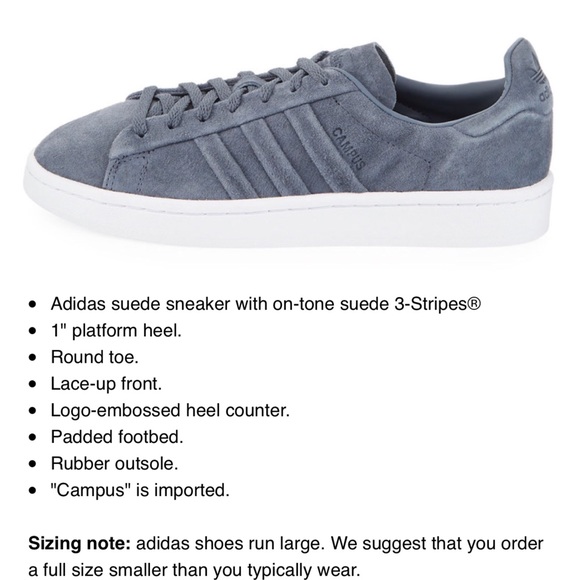 NWT Adidas Campus Stitch & Turn Suede Sneakers - Picture 3 of 7